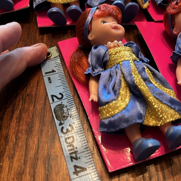 NEW Lot of 14 Ginger Red hair dolls 4” - Picture 7 of 8